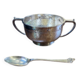 Argent Sucrier et Cuillère