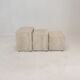 Set of 3 Italian Travertine Nesting Tables, 1980s