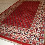 Tapis Vintage Indo-Seraband en Laine, Années 1970, Élégance Classique
