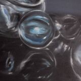 Oil painting on canvas title “pandora” marble series year 2022