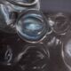 Oil painting on canvas title “pandora” marble series year 2022