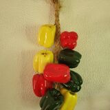 Cluster of ceramic peppers