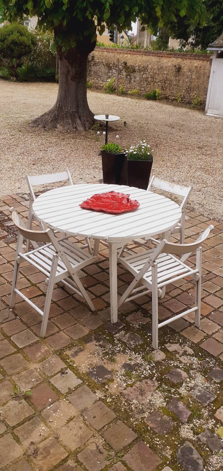 Vintage 60s wooden garden furniture