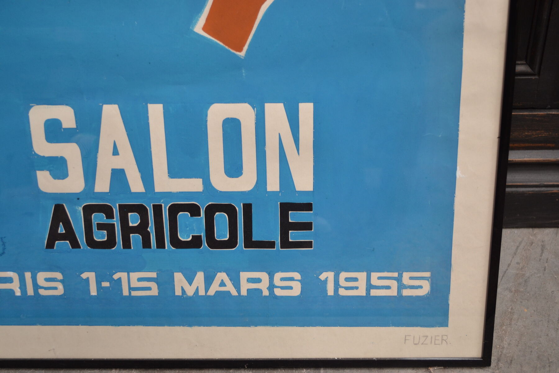 Poster advertising salon agriculture 1955