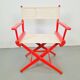 Vintage German Folding Wooden Directors Chair, 1960s