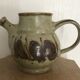Pichet, porcelain stoneware pitcher, artistic decor, blanot pottery, signed and numbered