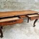 Table à manger, table d'appoint, bureau noyer 70x173cm