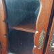 Small vestibule furniture from the Louis XVI period in cherry wood.