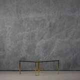 Vintage bronze and glass large coffee table by Peter Ghyczy, Germany 1970s