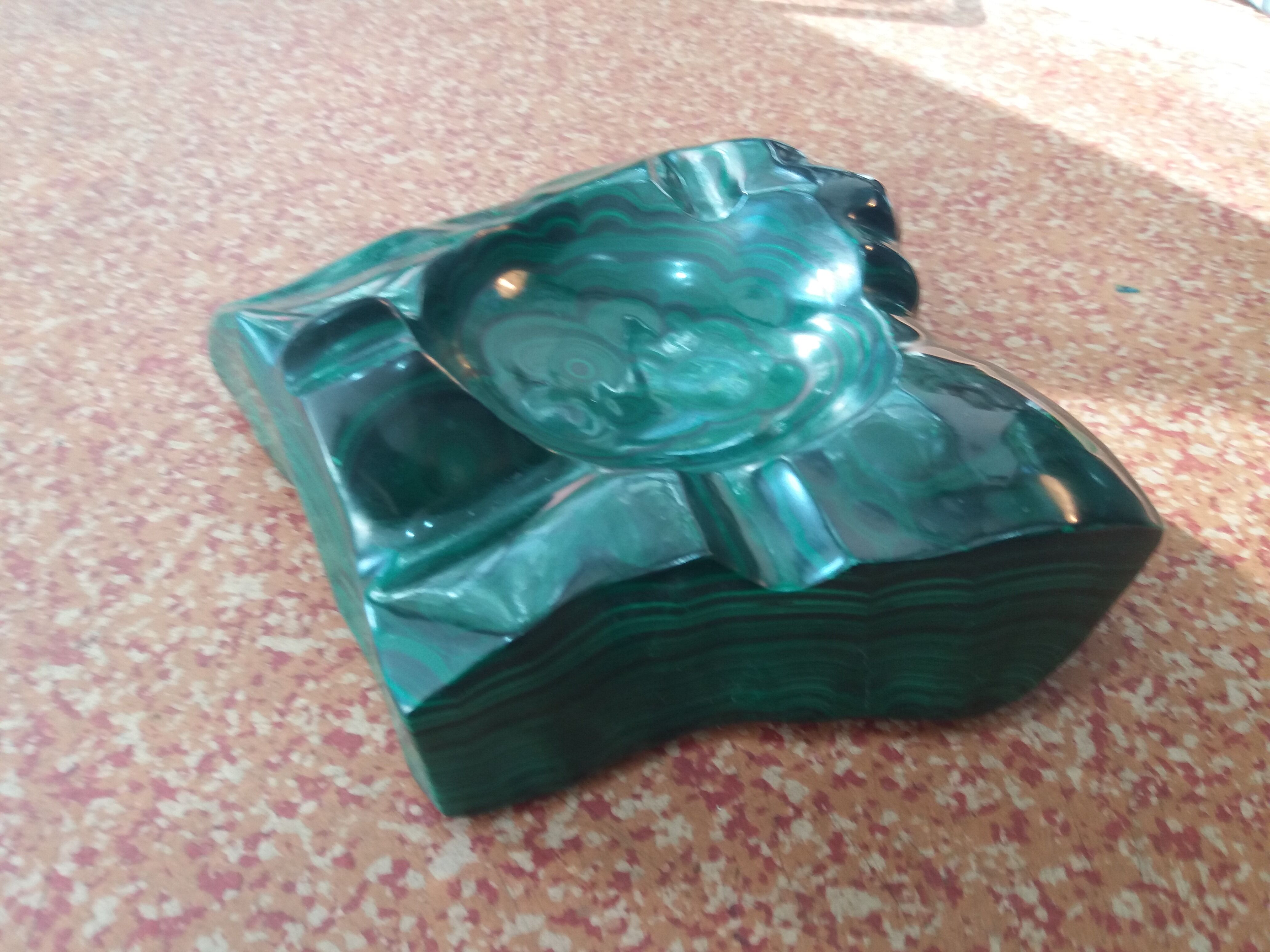 Ashtray malachite