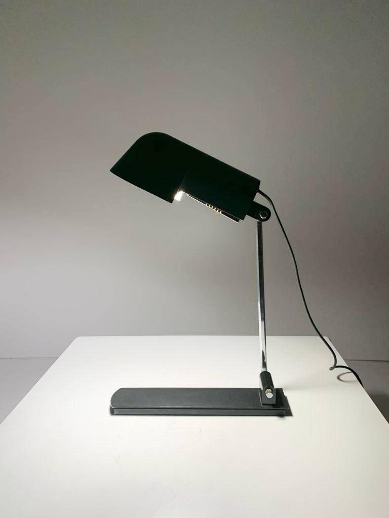 Design table lamp,  Corrado and Danilo Aroldi for Luci Illuminazioni Italia, 1970s