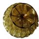 Compotier ancien verre jaune