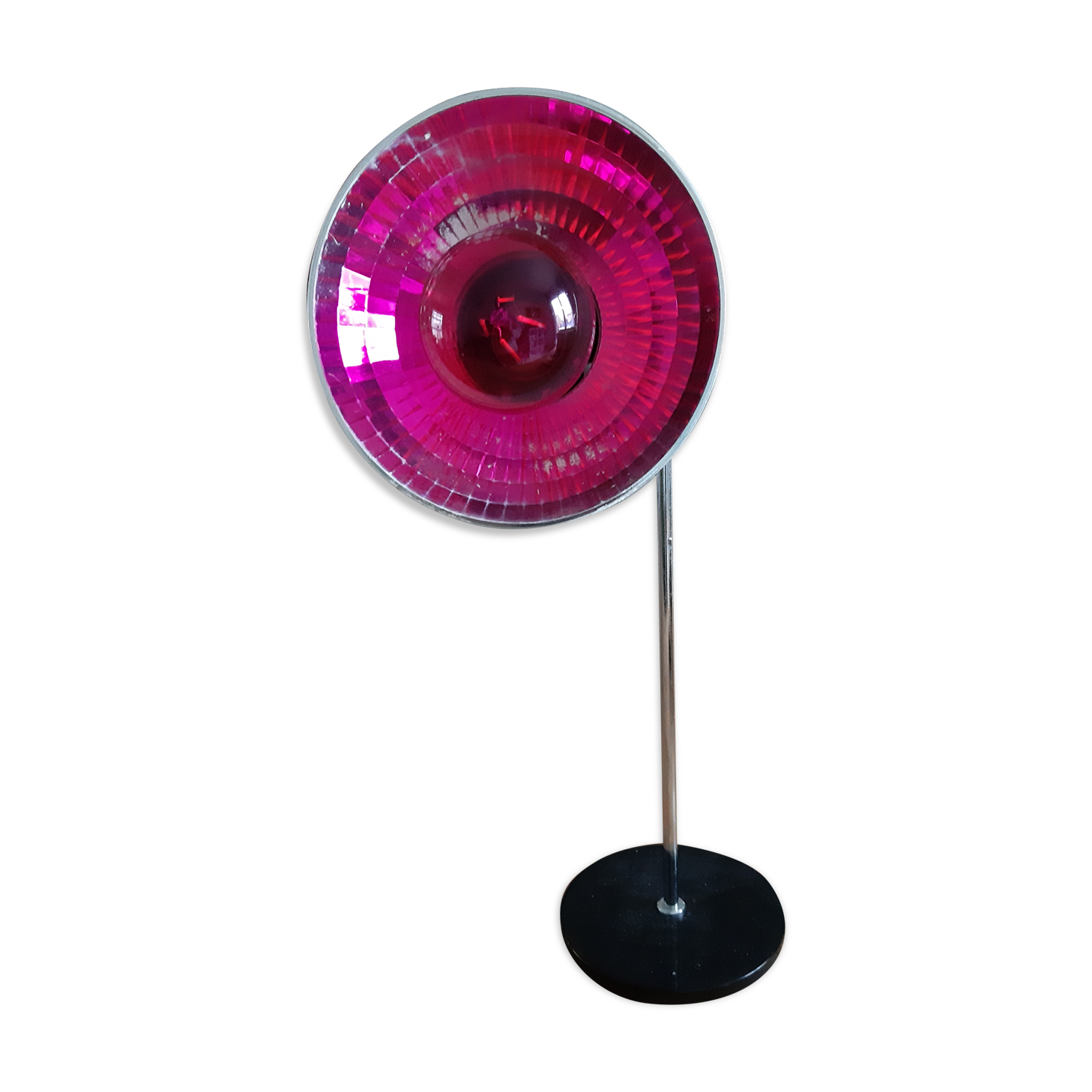 Height adjustable vintage lamp