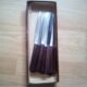 lot of 10 old bakelite and stainless steel knives from the 60s in good condition