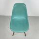 Eames Herman Miller DSW side chair in turquoise