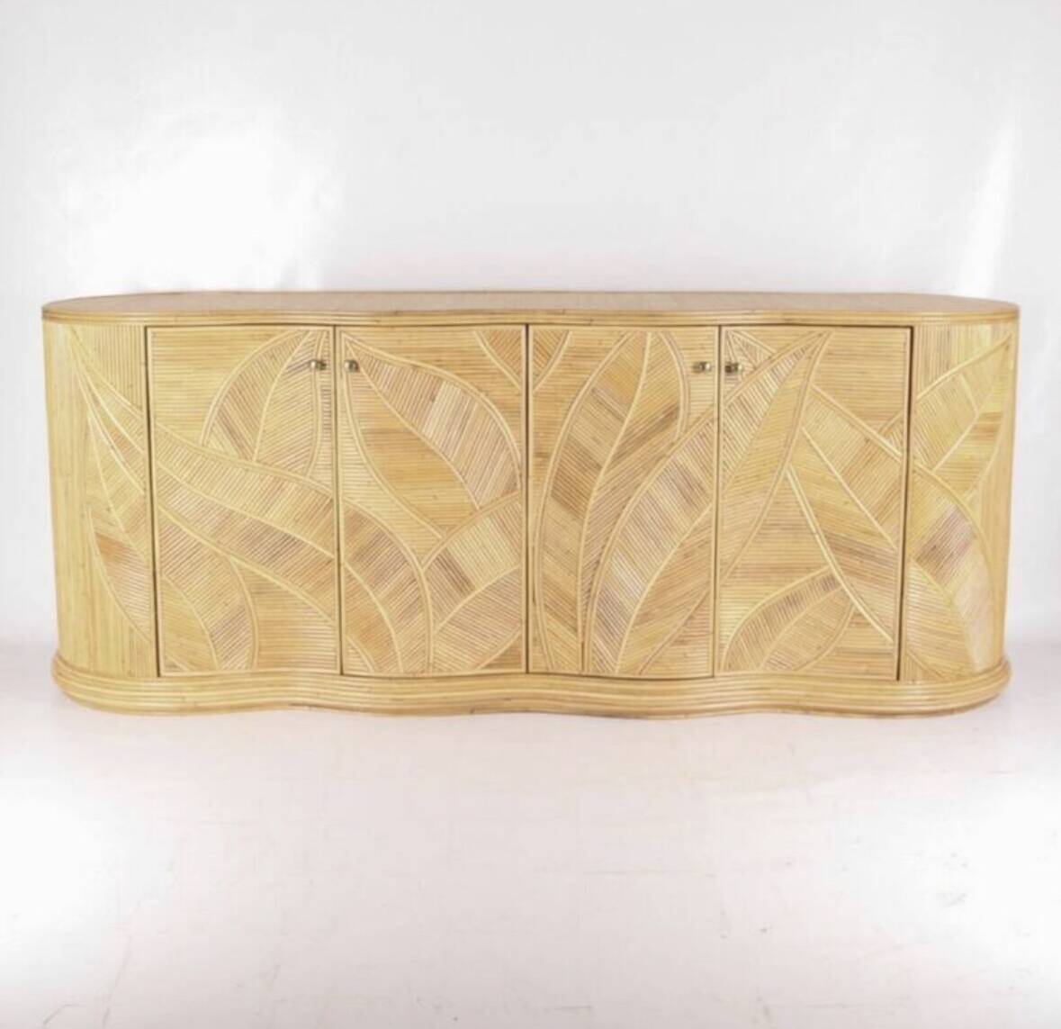 Rattan "leaves" enfilade