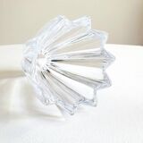 Tulip vase in Swedish crystal 70s
