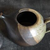 Vintage enameled stoneware potter's teapot