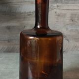 Amber glass bottle