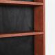 Mid-century wall shelf with mirror / 1960s / 1970s / Danish modern design / black