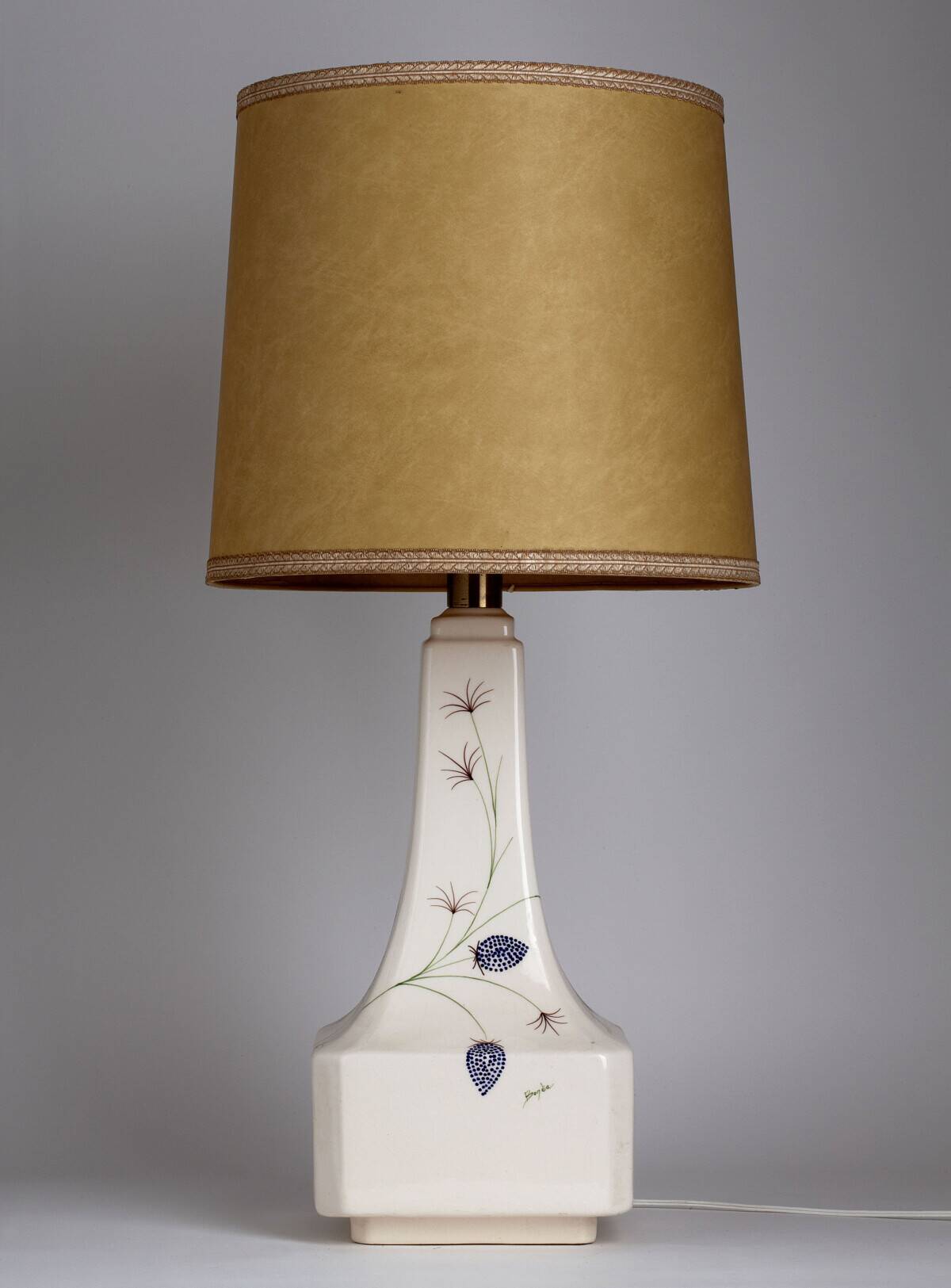 Hand-painted Bondia lamp