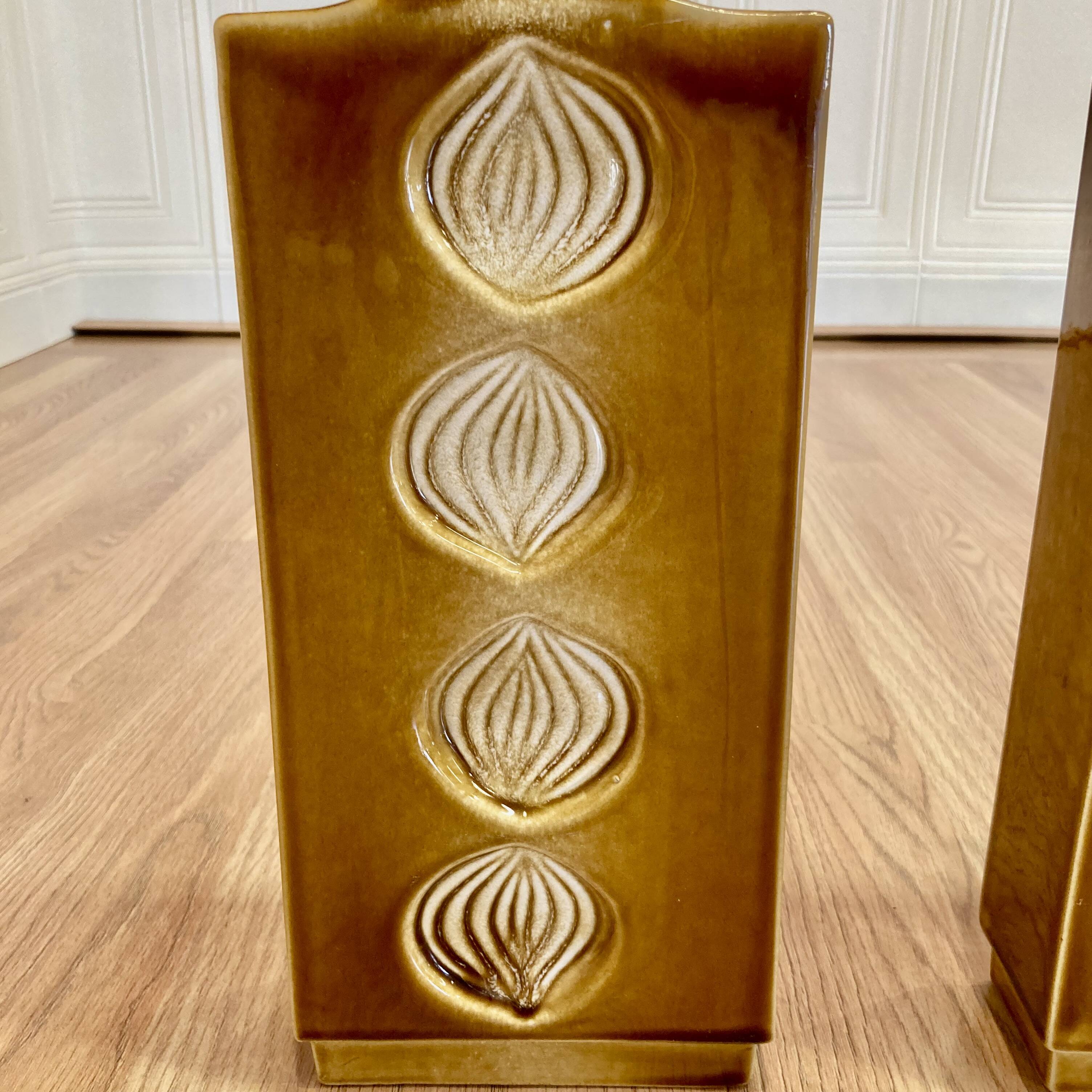 Pair of large vases "1950 design".