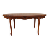 Oval table, Regency style, integrated extensions