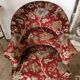 Fauteuil crapaud en velours