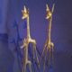 Lot de 3 antilopes en bronze
