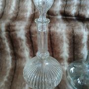 2 antique carafes