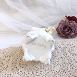 Amphora-shaped earthenware vase with floral slip BASSANO Italy