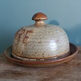 Jean-Pierre Prud’homme stoneware butter dish from Puisaye