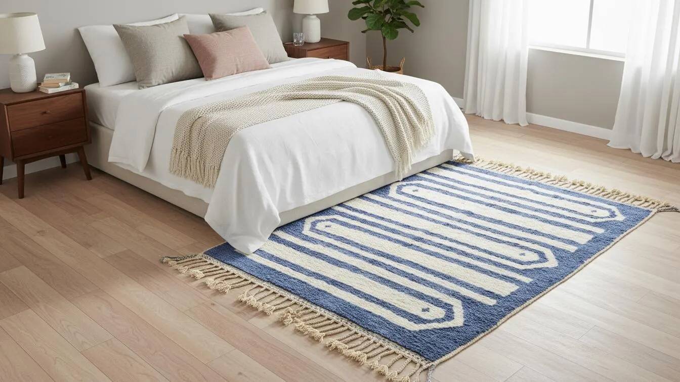 Handmade Moroccan rug 3 x 2 m