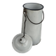 Enameled milk jug