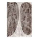 Abstract interlacing drawing in black and white 2