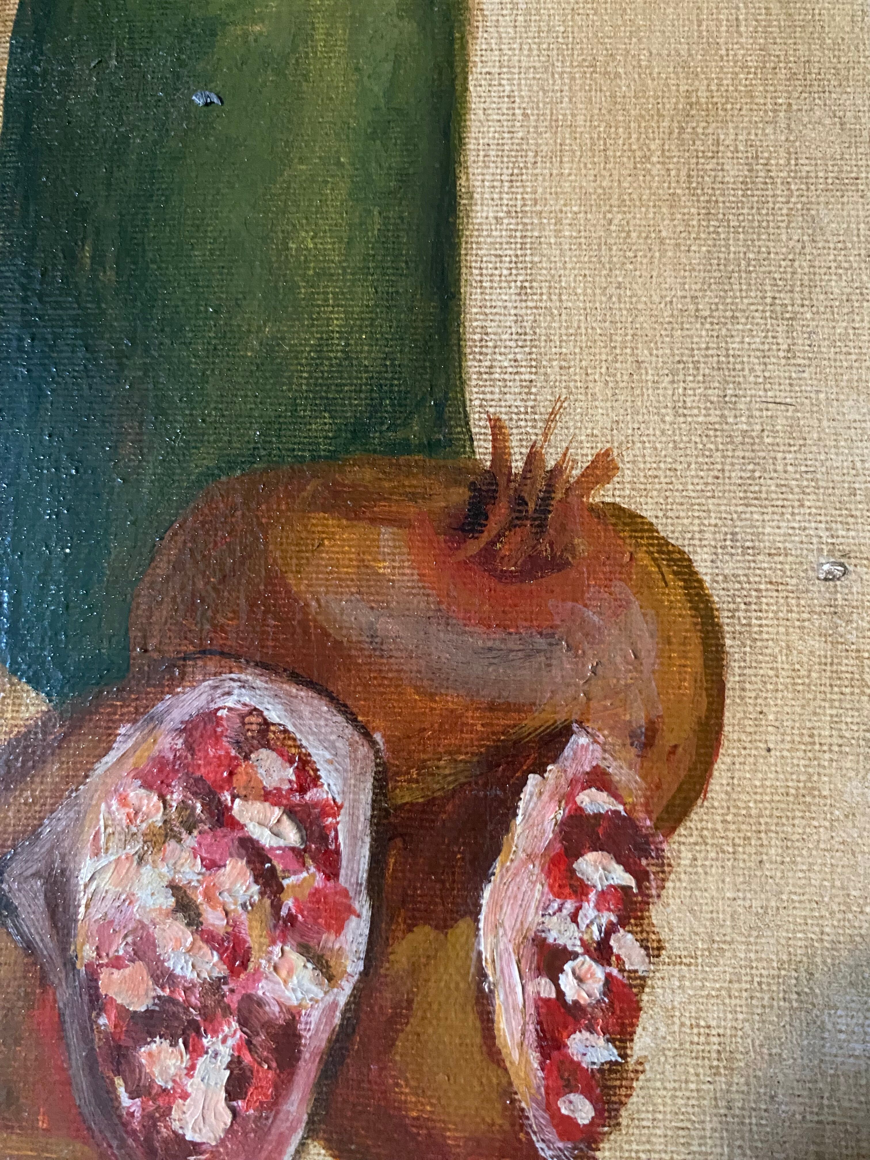 Oil on canvas "still life" 1973