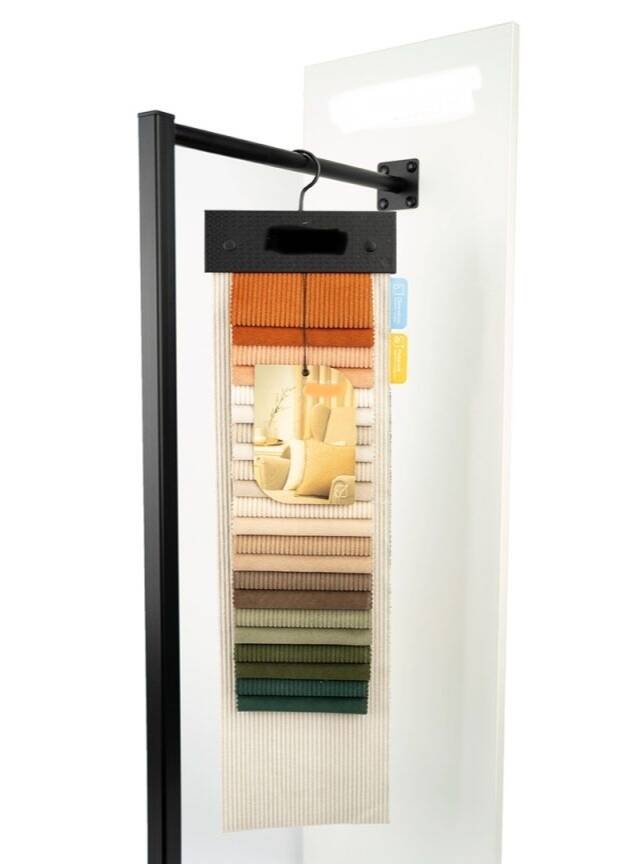 Fauteuil vintage en velours côtelé Revêtement bleu océan