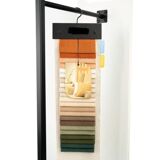 Fauteuil vintage en velours côtelé Revêtement bleu océan