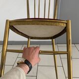 Vintage Chiavari Velvet Chair Circa 1960 Italy