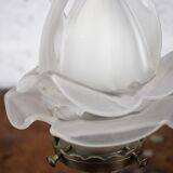 Art deco lamp their in glass paste