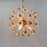 Design Space age Dandelion / Sputnik Chandelier by Preciosa, 1970s
