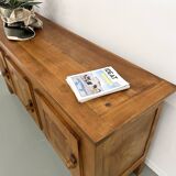1950s Brutalist Sideboard in Solid Elm