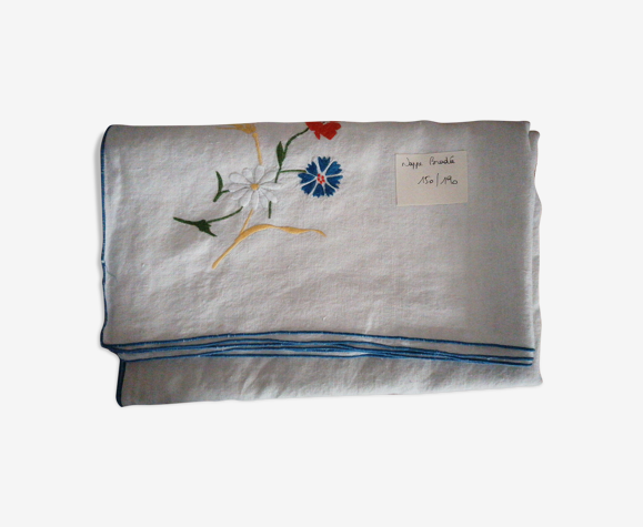 Ancienne nappe brodée