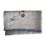Old embroidered tablecloth
