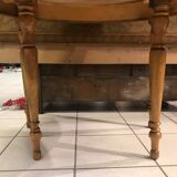 Round Louis Philippe table with 3 extensions