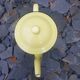 Cafetière en tôle émaillée jaune
