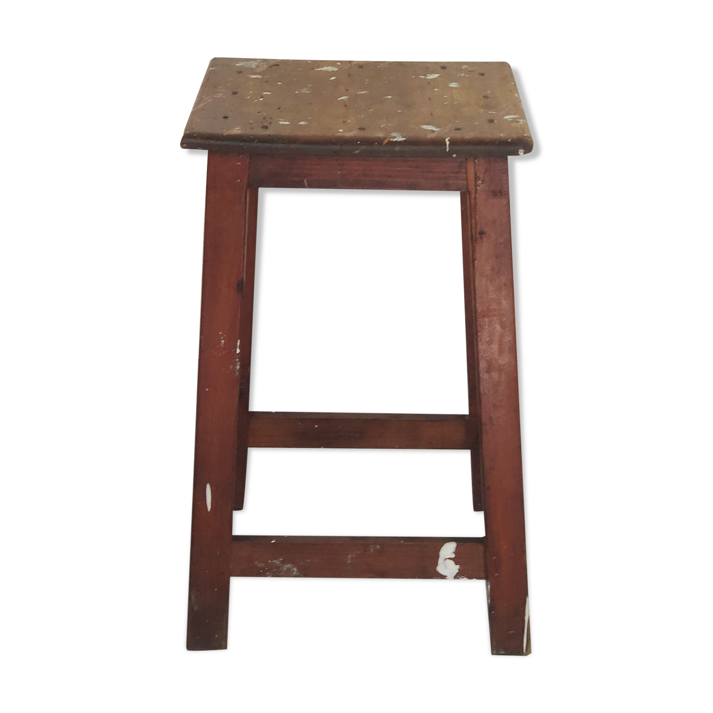 Vintage wooden painter's stool
