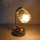 1950s glass bedside lamp