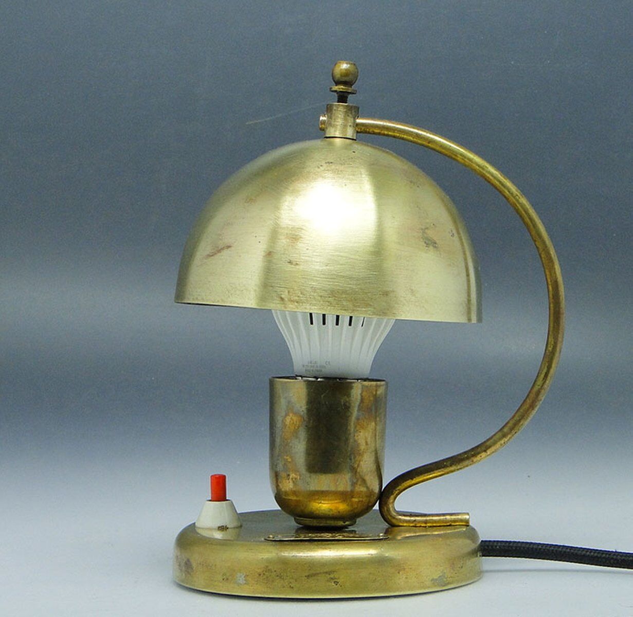 Art Deco Polish bedside lamp, 1940s