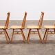 4 Dining room chairs made by Asko, 1960 Finland